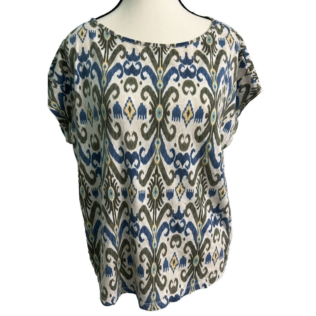 Chaps Women’s Top Size Large Sleeveless Top Designer Ralph Lauren B44